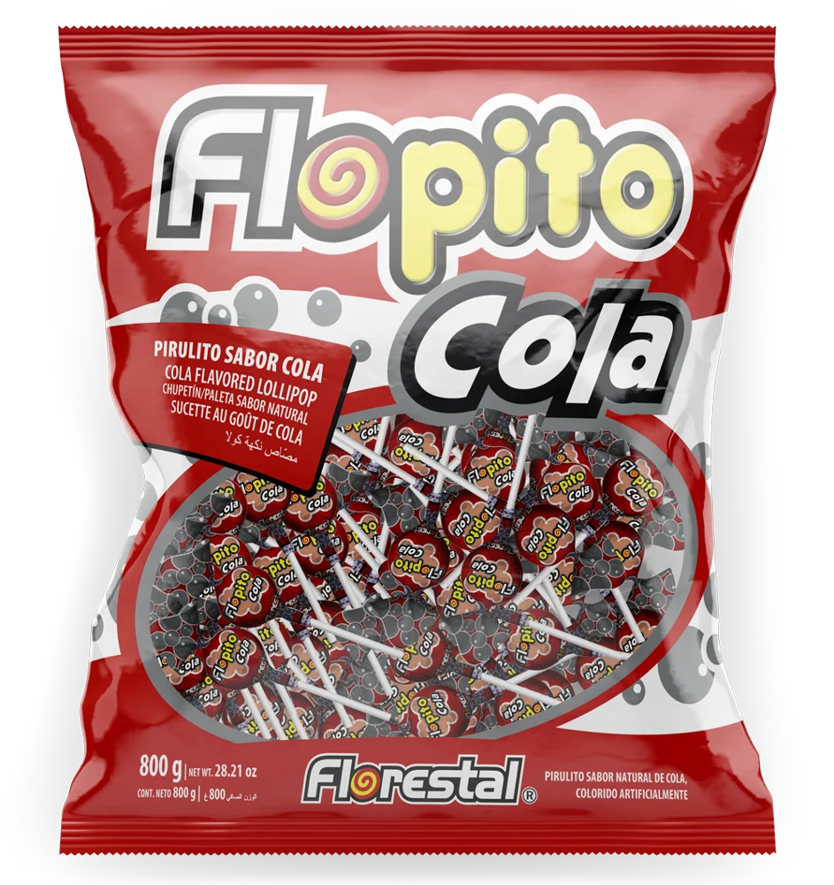 
1443 - Flopito Cola Ball Lollipop 8g 