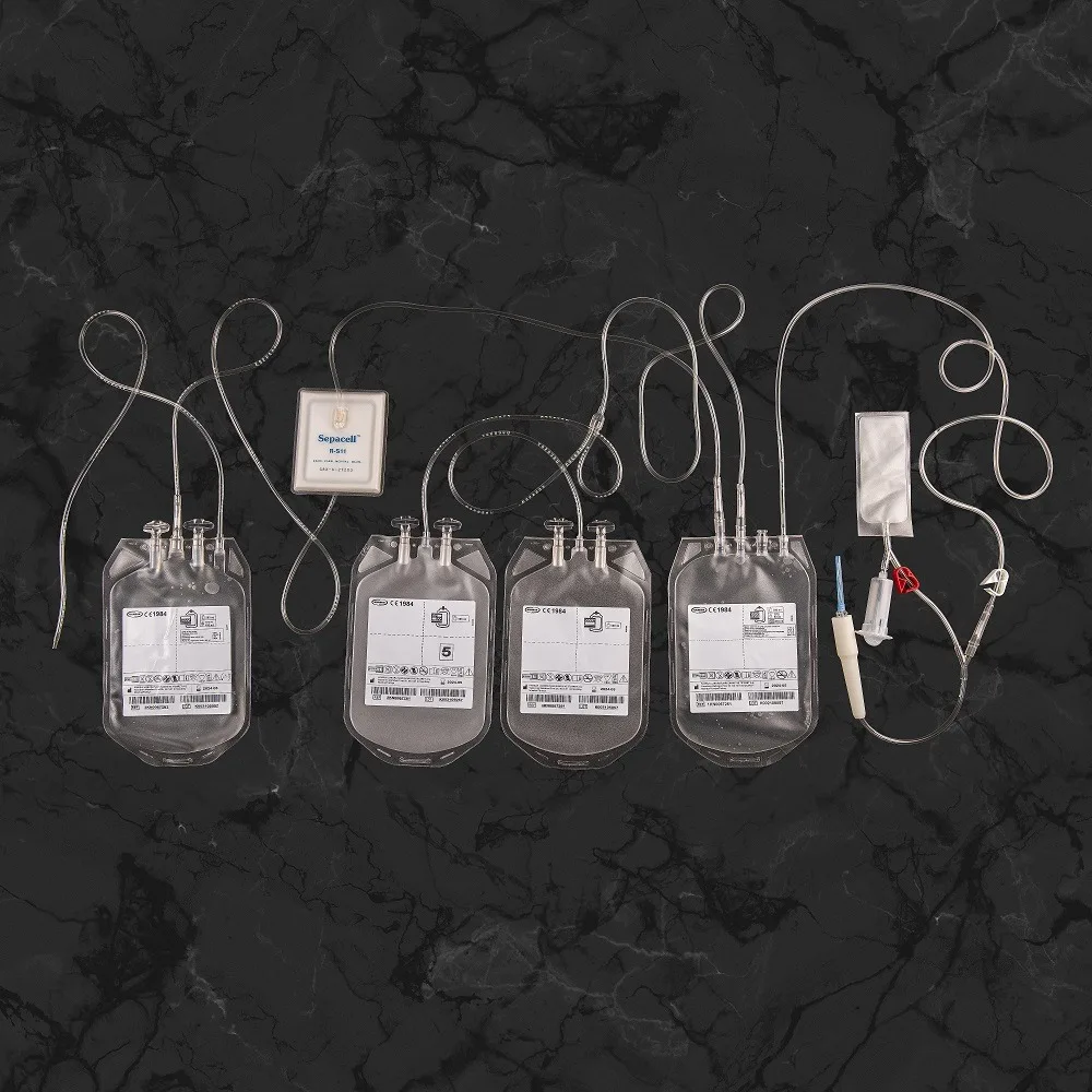 350ml Double Module Medical Steril Transfusion Blood Bag Triple Quadruple Options  Best Quality Premium Product