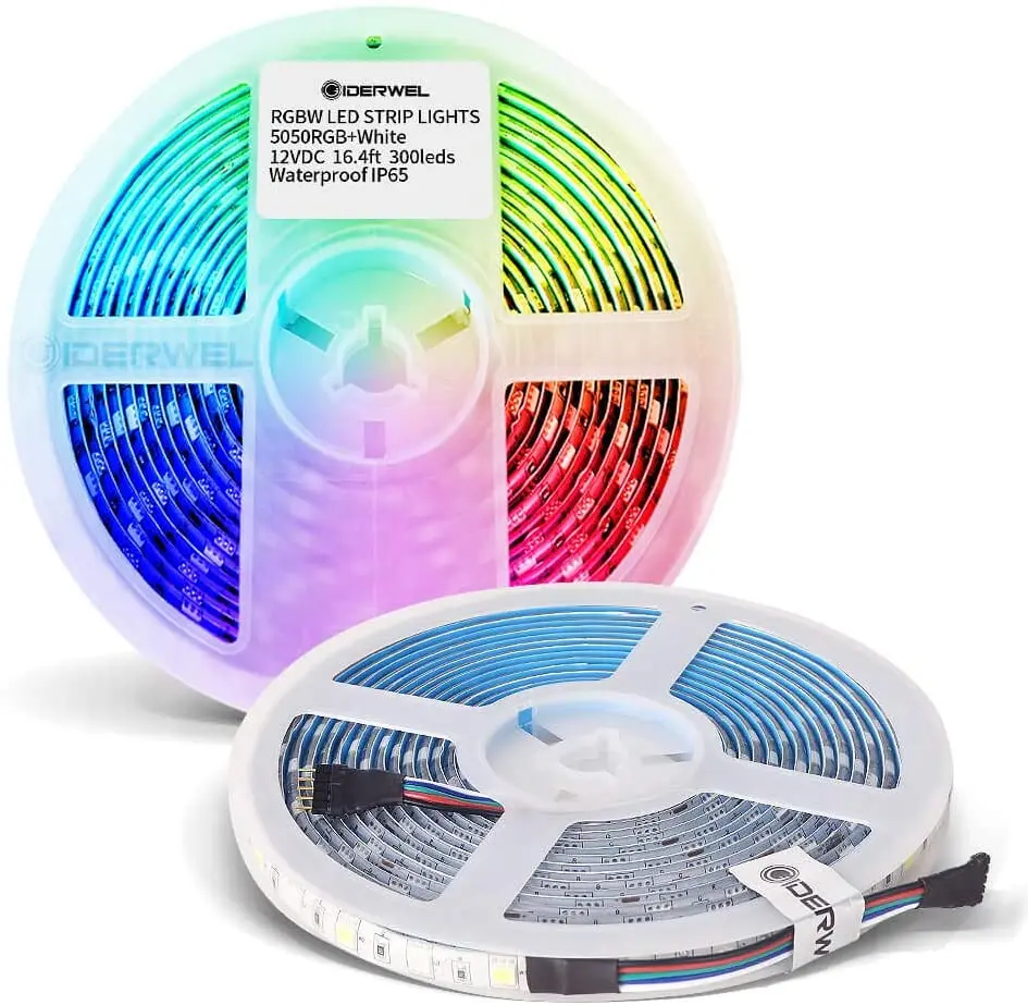 Alexa Tuya Google Home APP Remote Control Smart RGB Strip Light IP65 Waterproof WIFI Smart LED Strip WIFI LED Strip Light