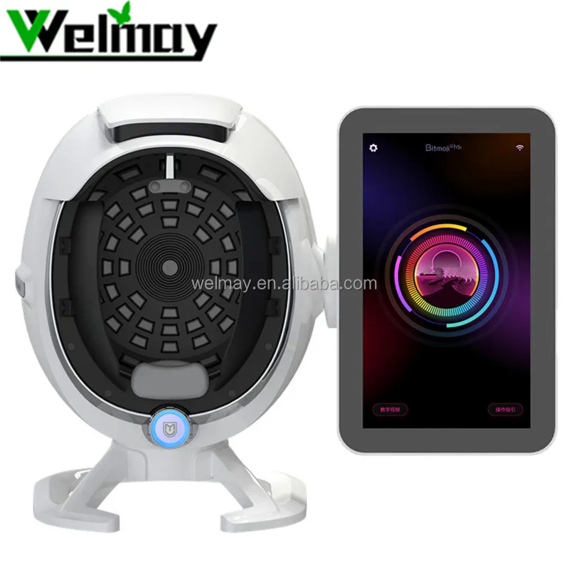 New Face Smart Skin Analyzer Portable Spa Equipment Skin Analysis Tester Face Scanner Skin Analyzer