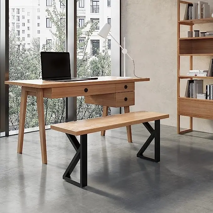 K-shaped cast iron legs Industrial country style metal table legs Heavy iron chair with long legs