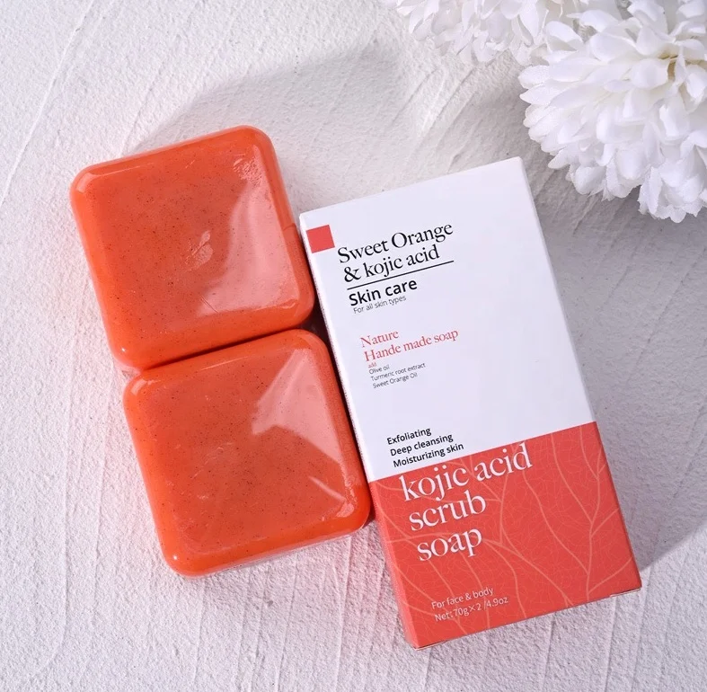 Hot Sale Customize Nature Handmade Soap Whitening Coconut Soap Add Olive oil Coconut Oil Scrub Soap For Hotel Home Body Cleaning