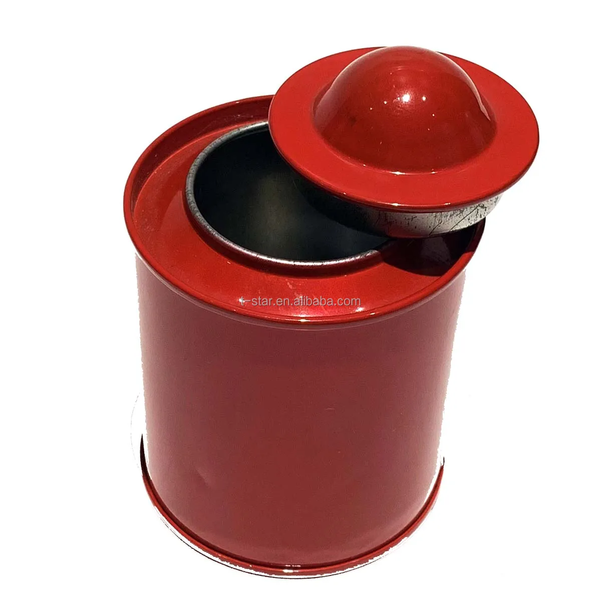 Tin Tea Cans Wholesale Round