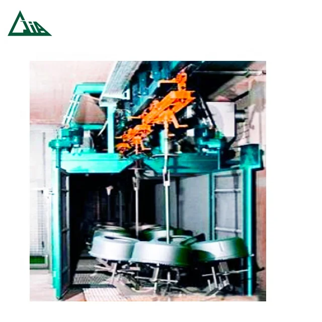 Q58 crane hooks type descaling equipment with high quality shot blast machinery