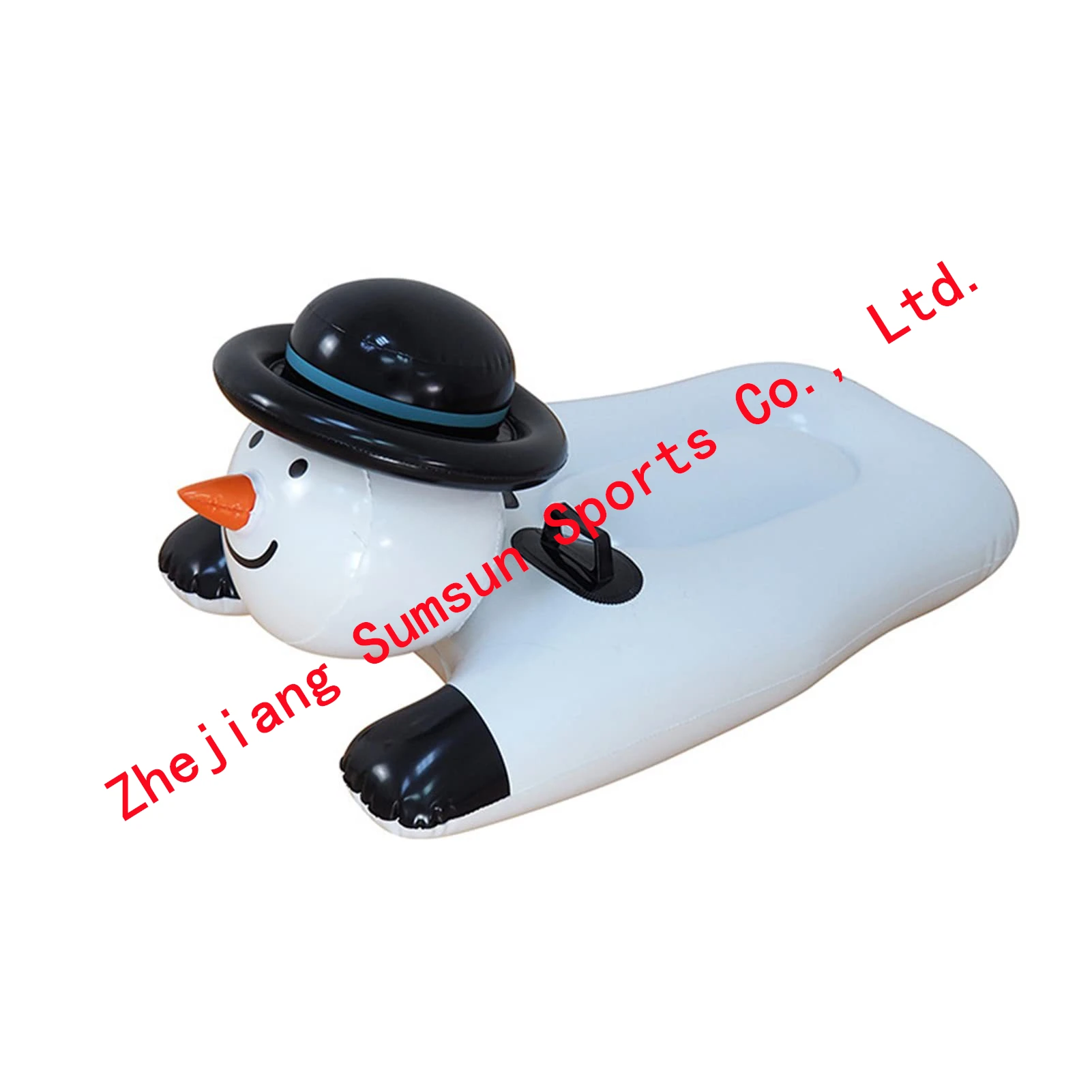 Snow Tube Winter Outdoor Party Inflatable Ski Board Snow Sled Tubes For Kids Inflatable Snowman Sledding