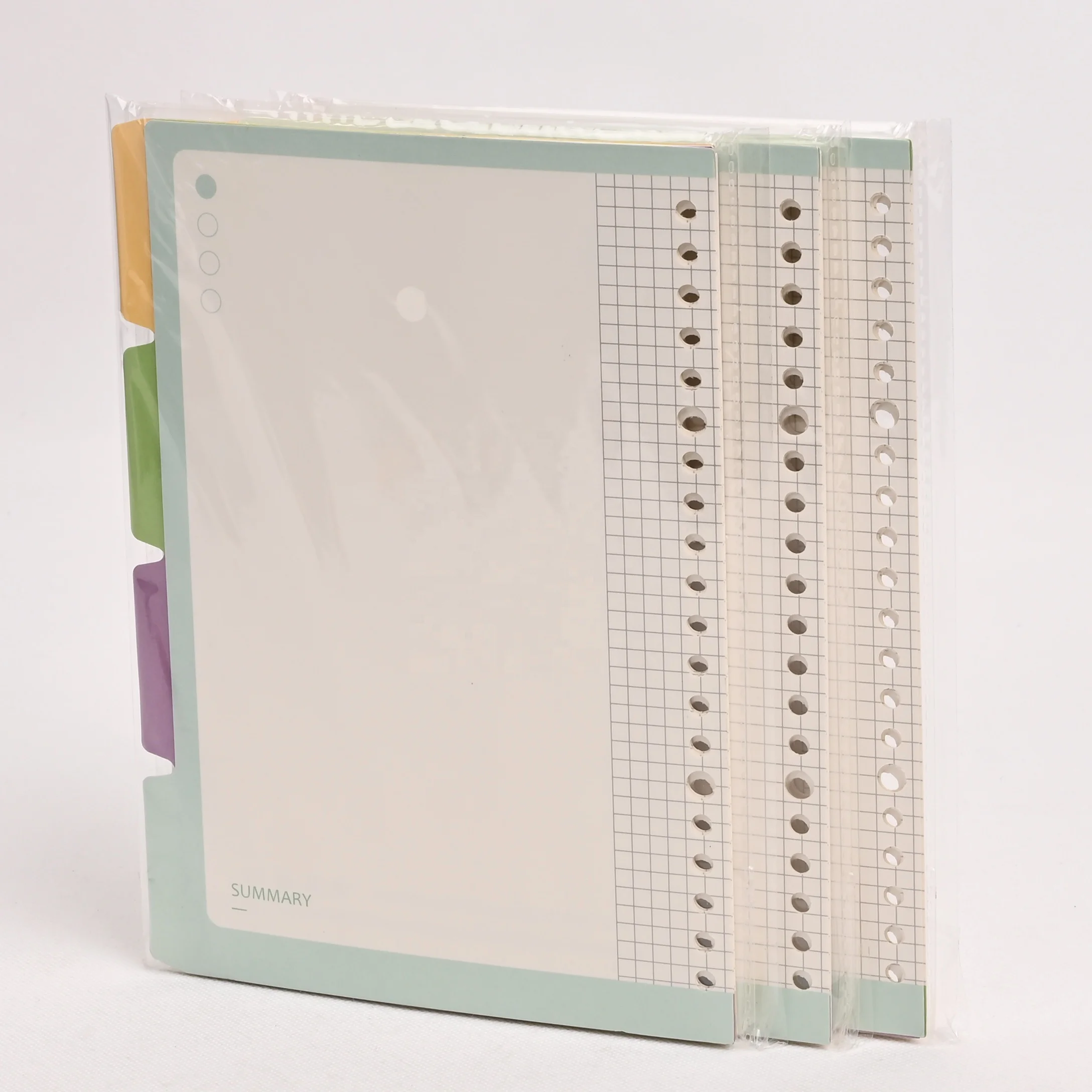 Wholesale A4 A5 B5 Journal Notebook Scrapbook Loose Leaf Binder Refill Paper Sheets Accessories for Planner Diary Notebook