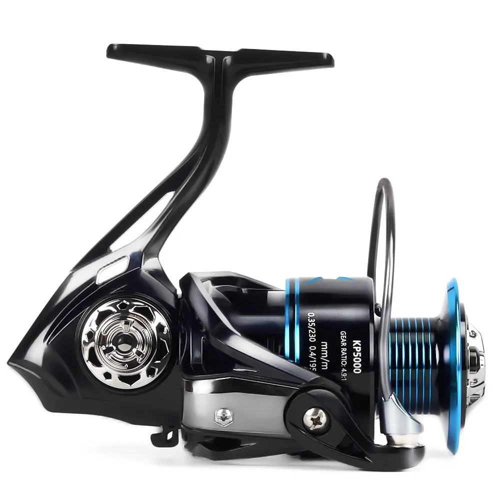 Full metal drag max spinning reel fishing rod and reel combo full set spinning fishing reels