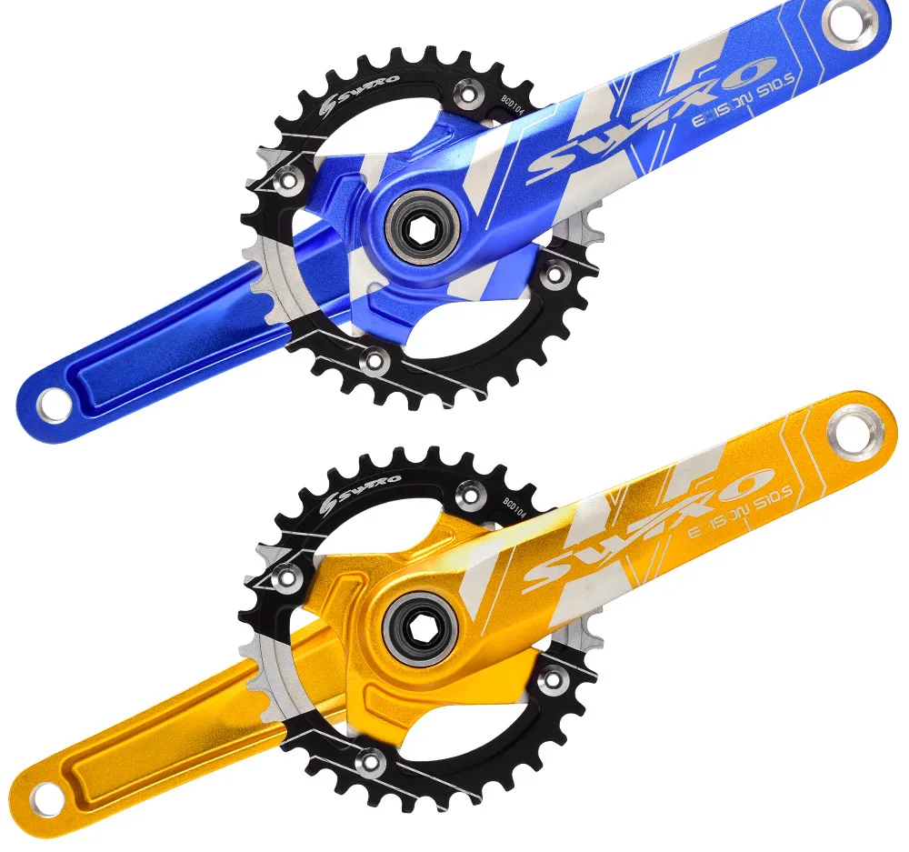 Bicycle accessories Crank MTB Bike chaining 170mm Aluminum Crankset with Bottom Bracket