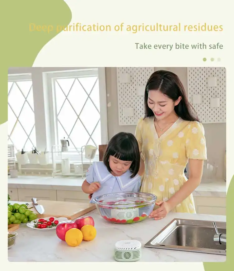 Лидер продаж, беспроводная стерилизационная машина для фруктов и овощей, 4400 мАч