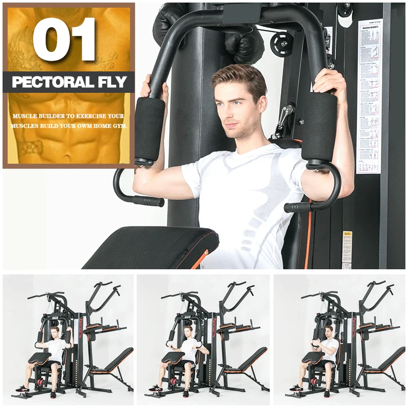 wholesale home exercise machine multi functional station gym fitness equipment strength training machine