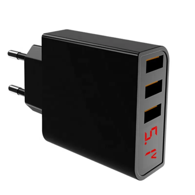  Лучшее качество Usb зарядное устройство для телефона светодиодный цифровой дисплей быстрое смарт-чип