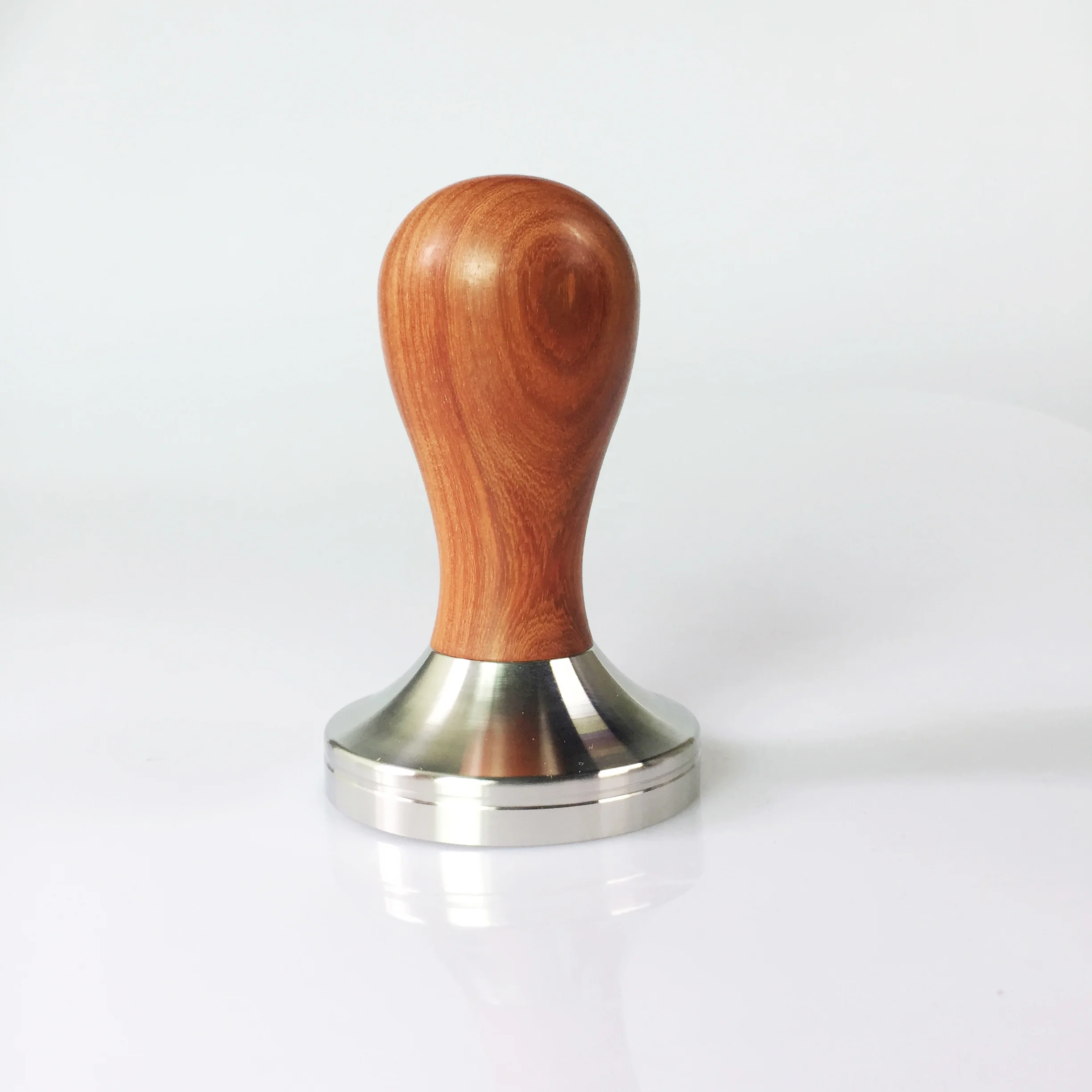 49-58mm Paorosa Wood Espresso Coffee Tamper Coffee Bean Hammer