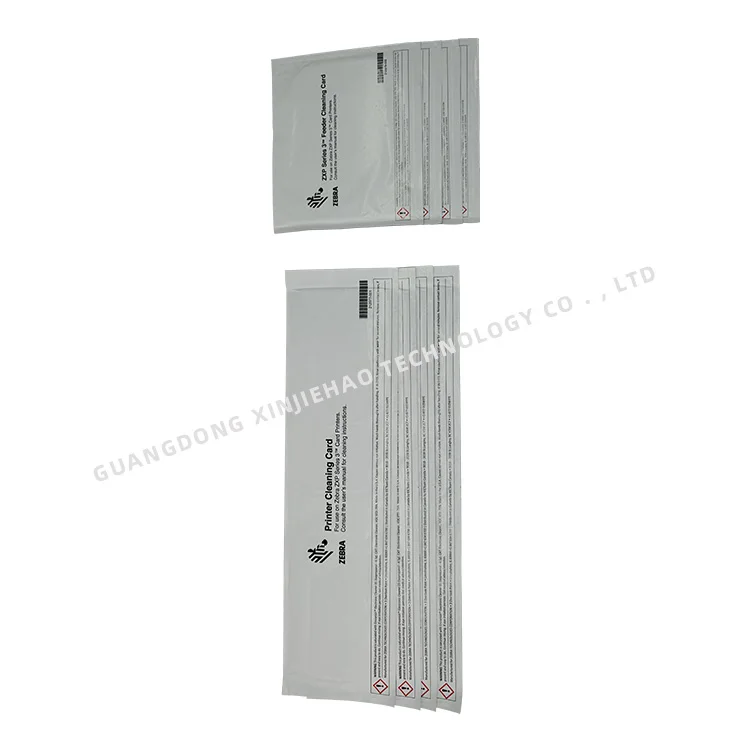 Original Zebra 105999-302 4long4short Cleaning Card 105999-303 6long6short6Roller Cleaning Kit For ZXP1 ZXP3 ZXP3C Card Printer