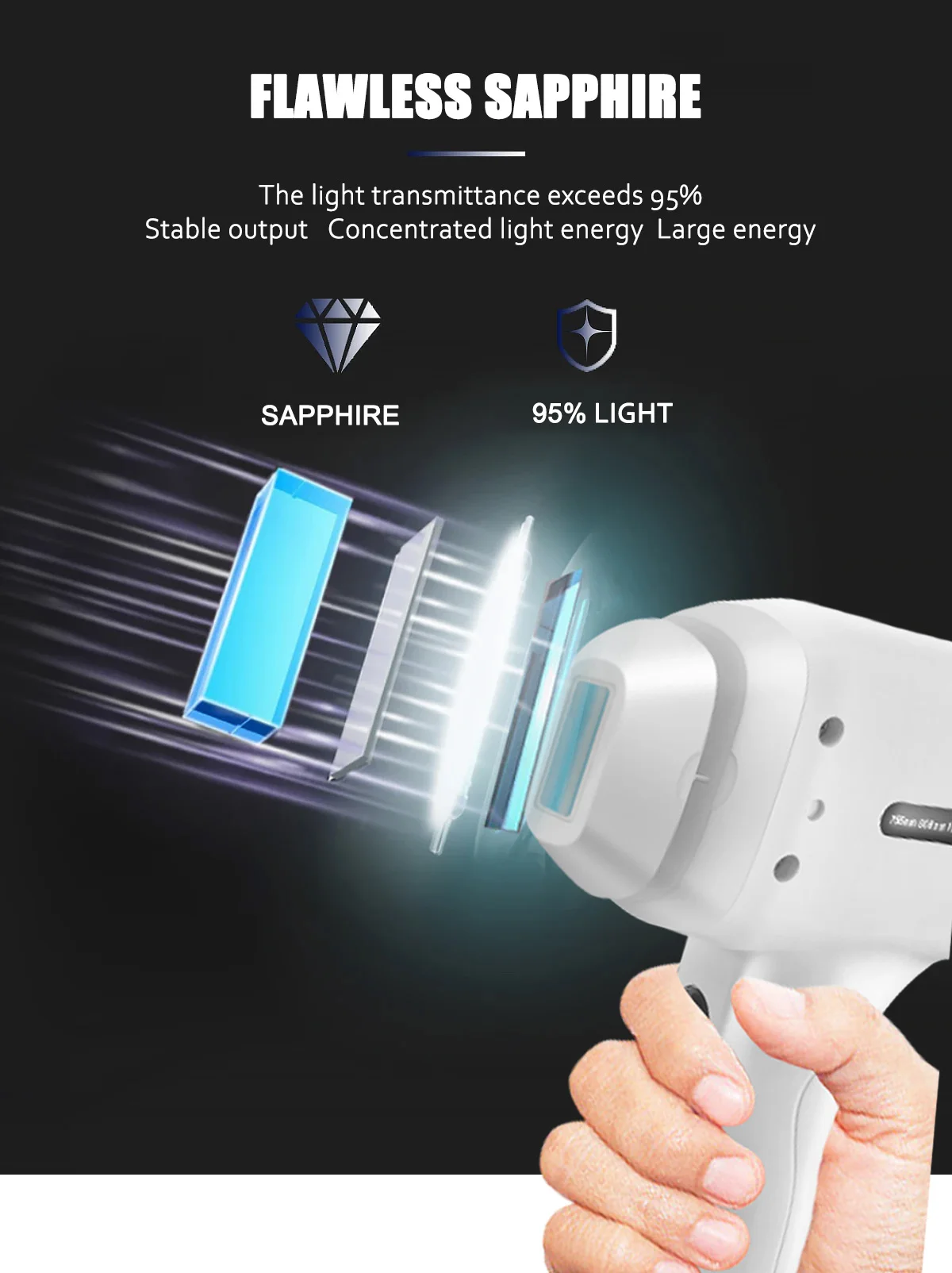 mini flaser desktop 808nm 1200 w diode pico laser skin fraction hair removal 3 wavelenghts portable machine for hair removal an