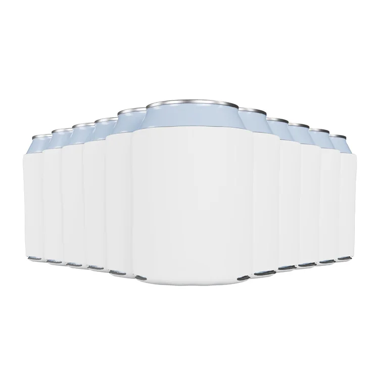 Customizable White Blank Neoprene Can Cooler for Sublimation