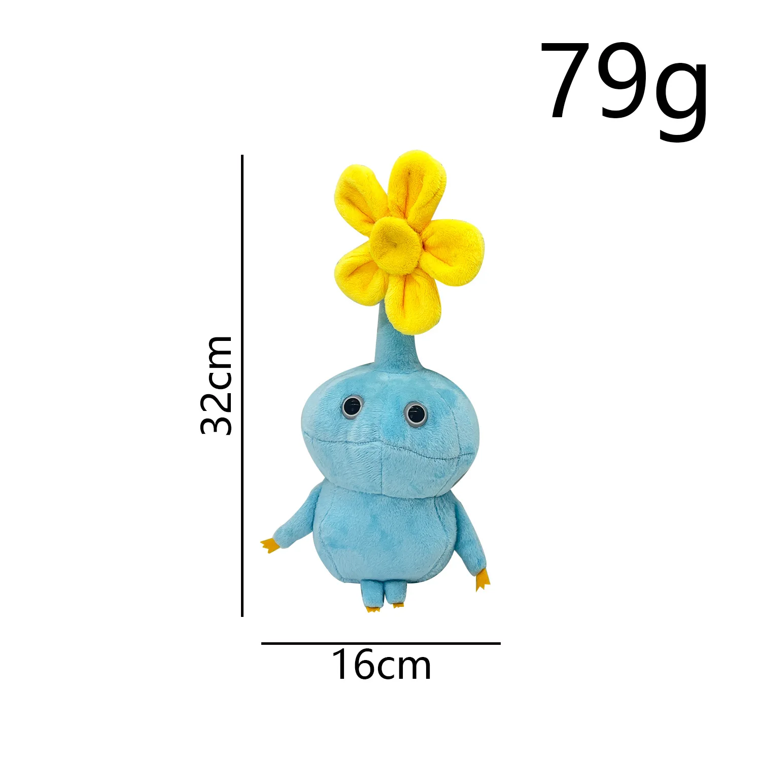 Kids Ice Pikmin All Star Stuffed Doll Ice Pikmin 4 Plush Toys Pikmin Oatchi Dog Plush Dolls Yellow Purple Cartoon Anime Toys