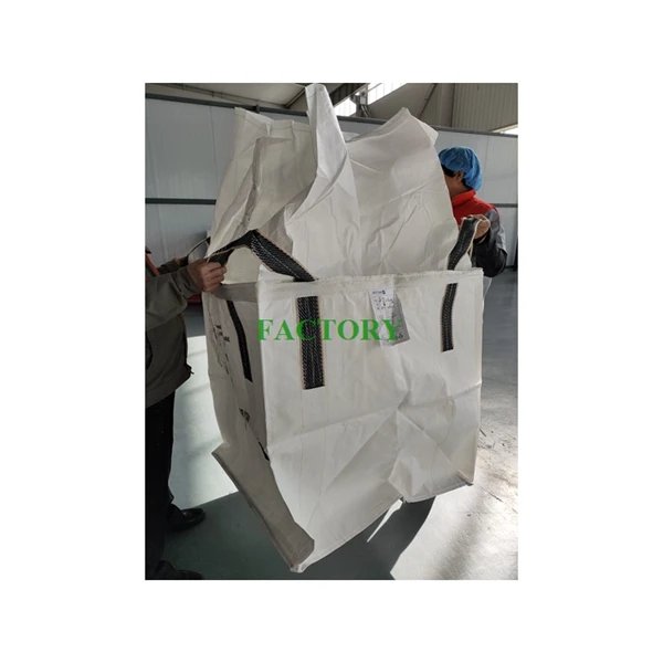 Heavy Duty Virgin PP Woven Cross Corner Single Two Loop Big Bag FIBC Jumbo  Bag