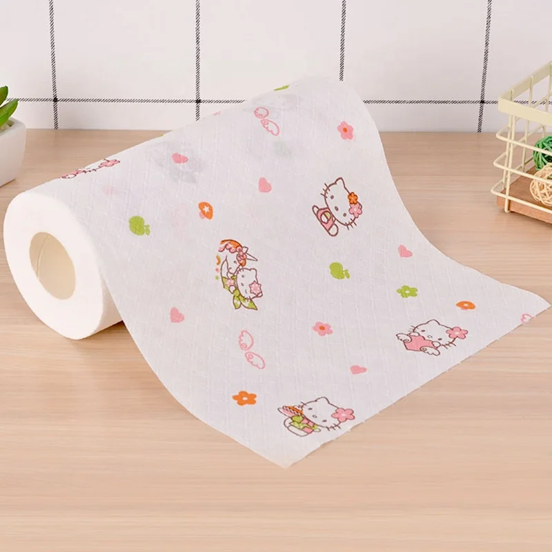 Color printed Strong cleaning Power towel tissue kitchen roll paper