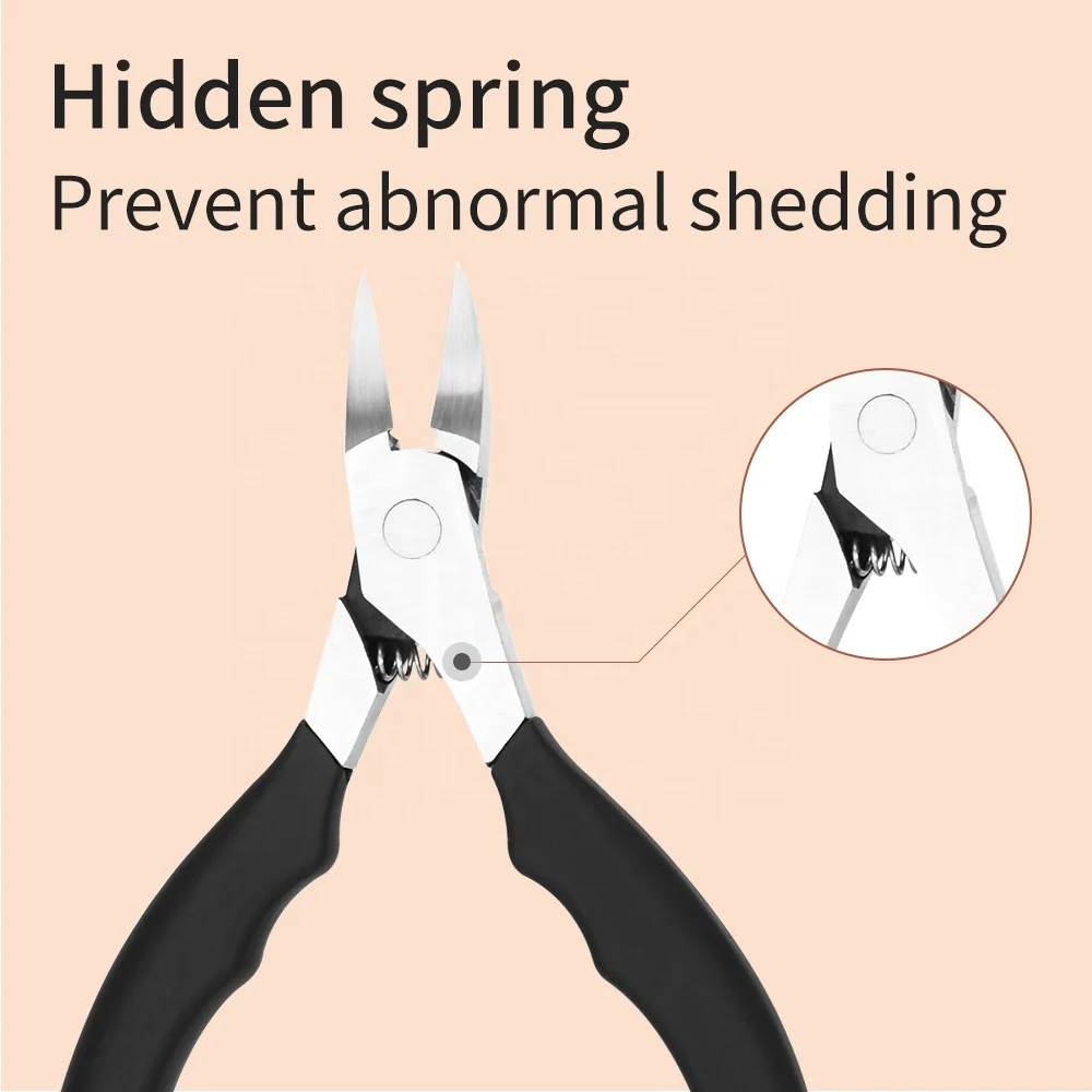 Trending New Products Multifunction  3 in 1 Nail File Pusher Cutter Toe Nail Clipper with Rubber Soft Handle