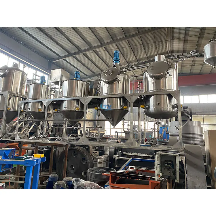Small refining and deodorizing sunflower oil equipment machine for hemp oil