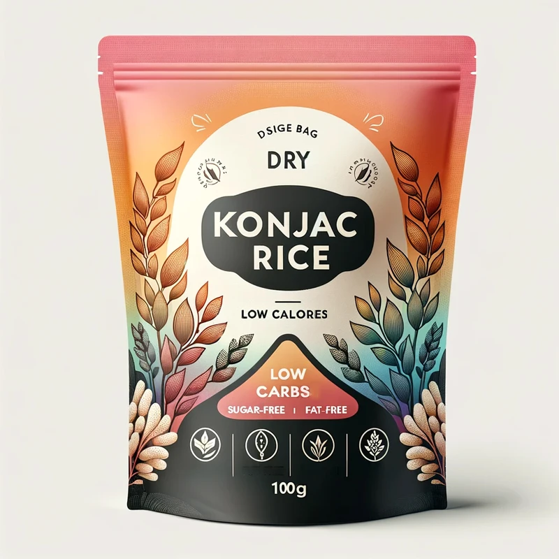 Dried Konjac Diabetic Rice High in Dietary Fiber and Ideal for Low Carb Diets