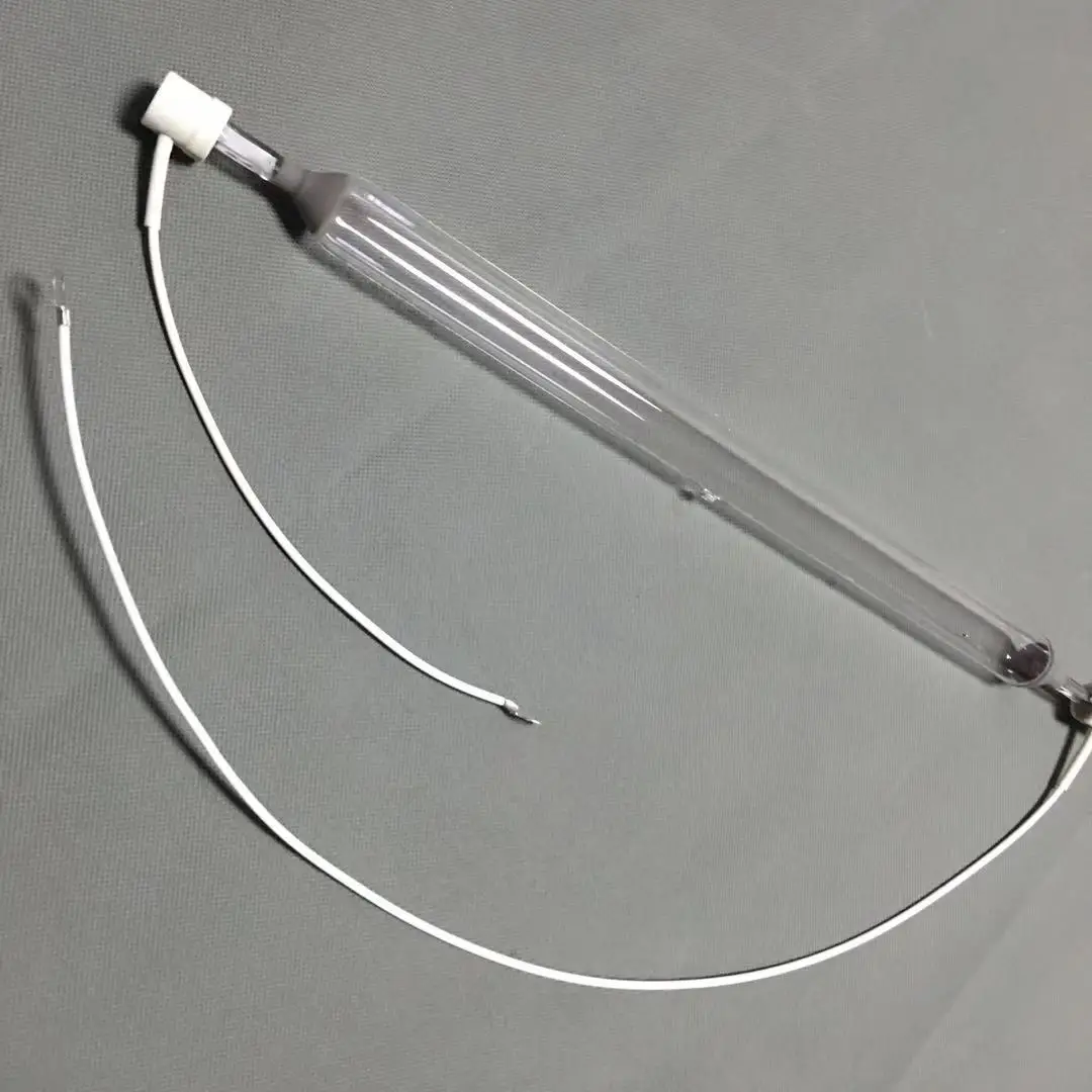 High purity quartz UV tubes bulbs for printing press high ultraviolet ray intensity lights lamps for UV adhesive bonds coatings