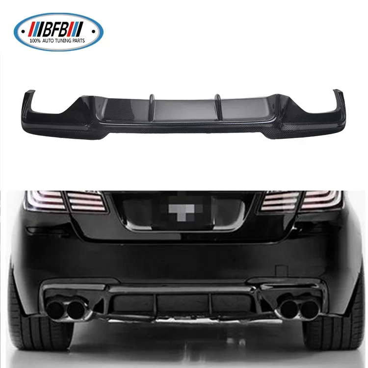 Автомобильный задний диффузор из углеродного волокна для 5 серий F10 2012-2016