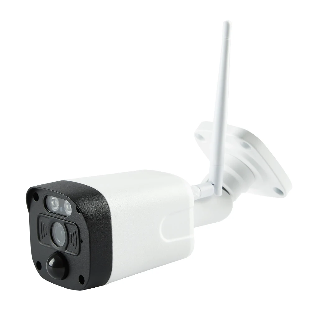 High Quality WIFI Bullet Camera Housing Solar CCTV WIFI Camera Surveillance Home Tuya Camera With 18650 Rechargeable Battery