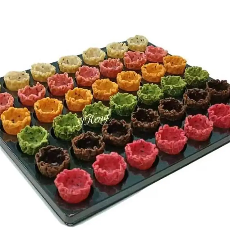 Высокое качество, оптовая продажа, различные ароматы, хрустящая большая Цветочная корзина в форме «DIY», мгновенная яичная оболочка для пирога