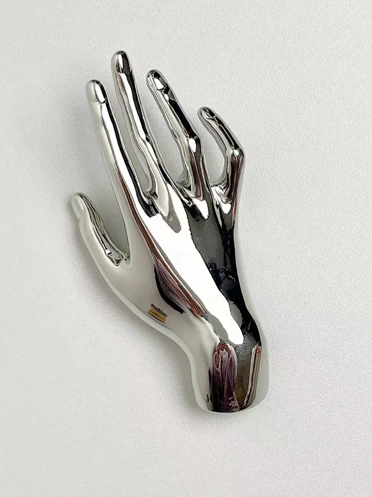 Luxury Women Fashion Jewelry Brooches Gold Silver Hand Safety Pin Brooch Designer Brooches and Pins Pins