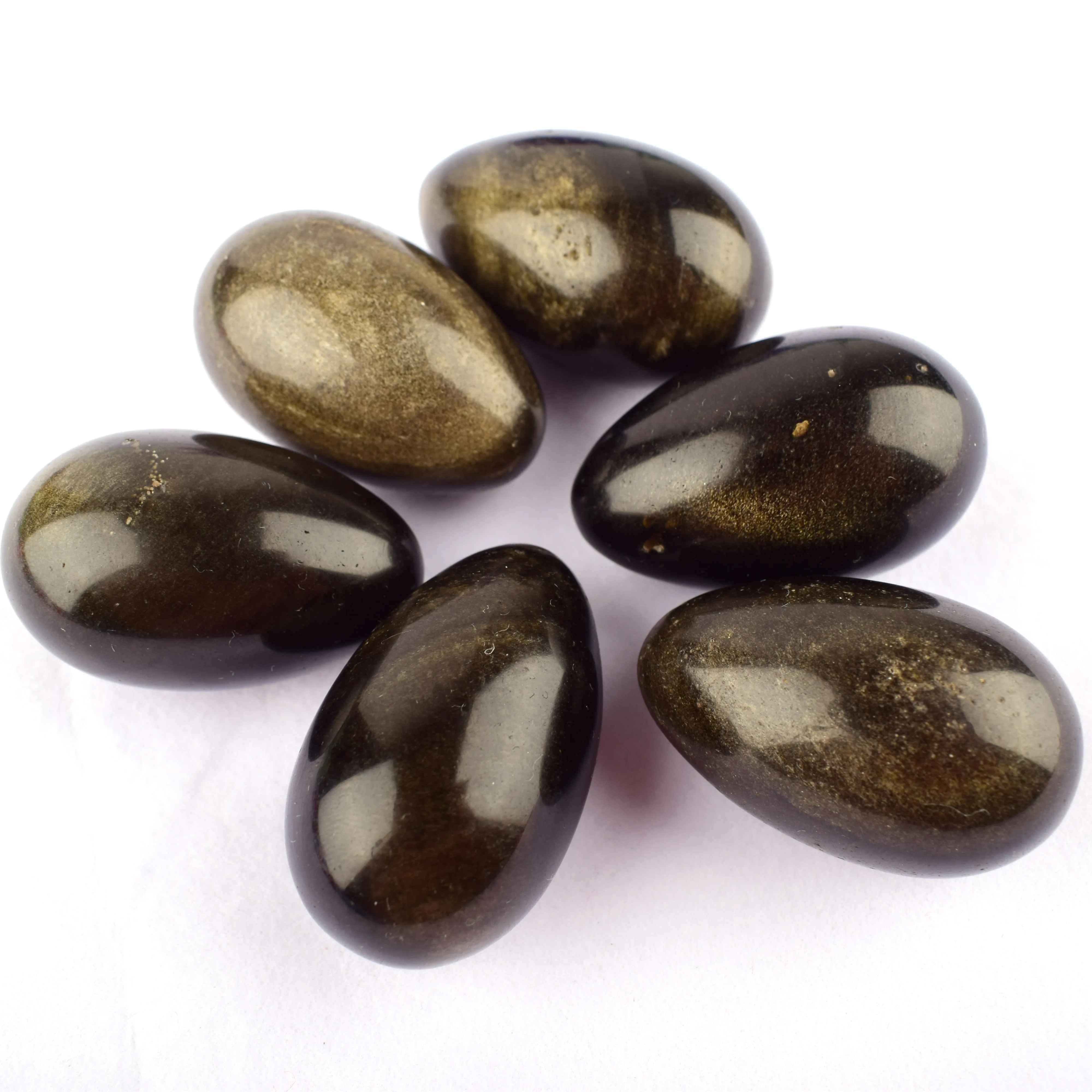 Wholesale Nature Crystal Healing Stones Obsidian Yoni Egg For Massage
