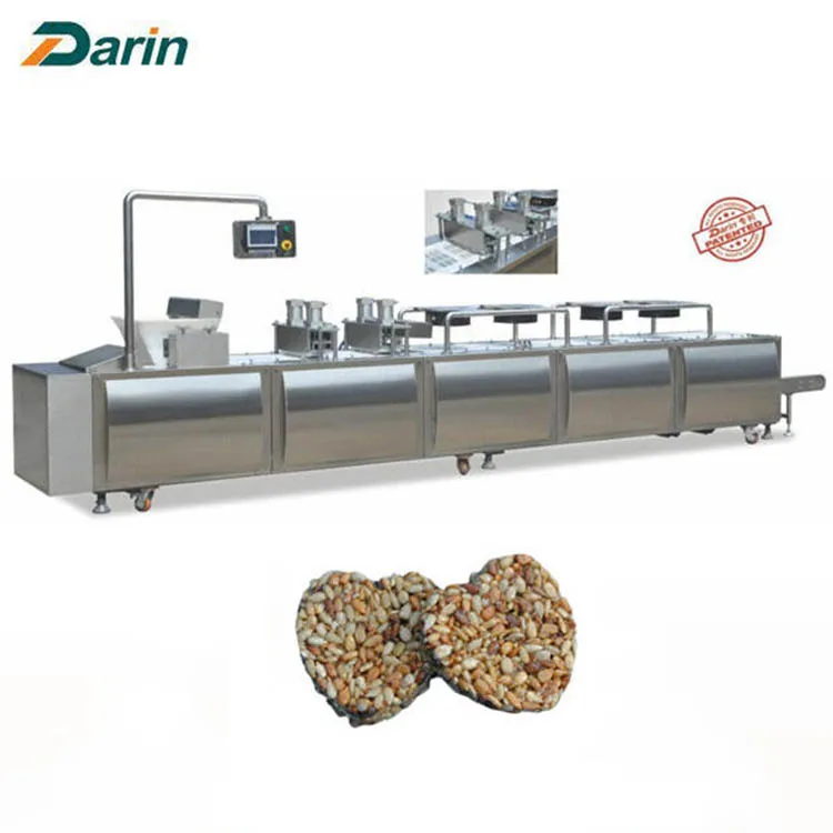 Commercial Protein Bar Forming Machine Machine Of Chocolate Bar Production Cereal Bars Making Machine