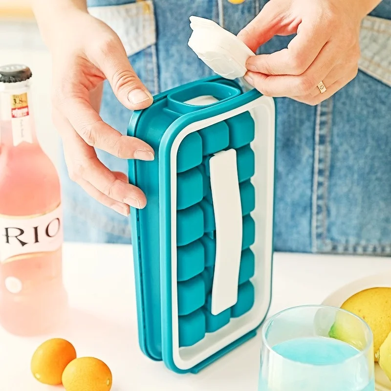 
2021 Hot Sale 2 In 1 Clear Ice Ball Maker Kettle Container Home Ice Hockey Ice Cube Making Machine 