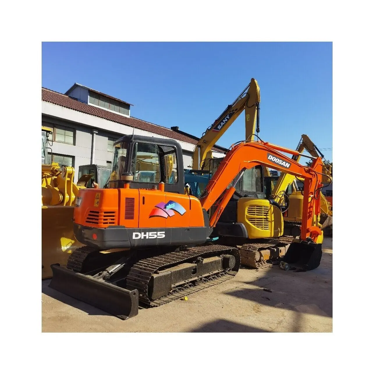 Good condition Doosan DH55 Used Excavator 5.5ton Construction Equipment Digger