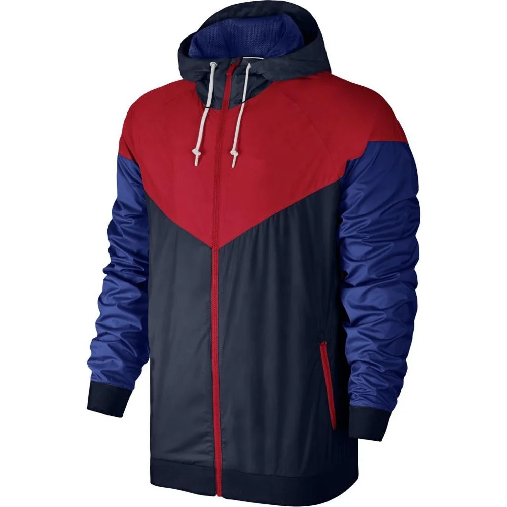 Hot Sale 2023 New Design Cheap Nylon Rain Proof Jacket Hooded Men Windbreaker Jacket