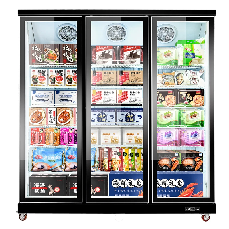 Super design lasting refrigeration equipment ice cream display chiller freezer