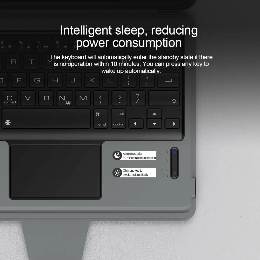 Чехол Nillkin для клавиатуры iPad 10 2 дюйма Air 9 2020/Air 4/Pro 11 2020/2021 Защитный Тонкий чехол с держателем