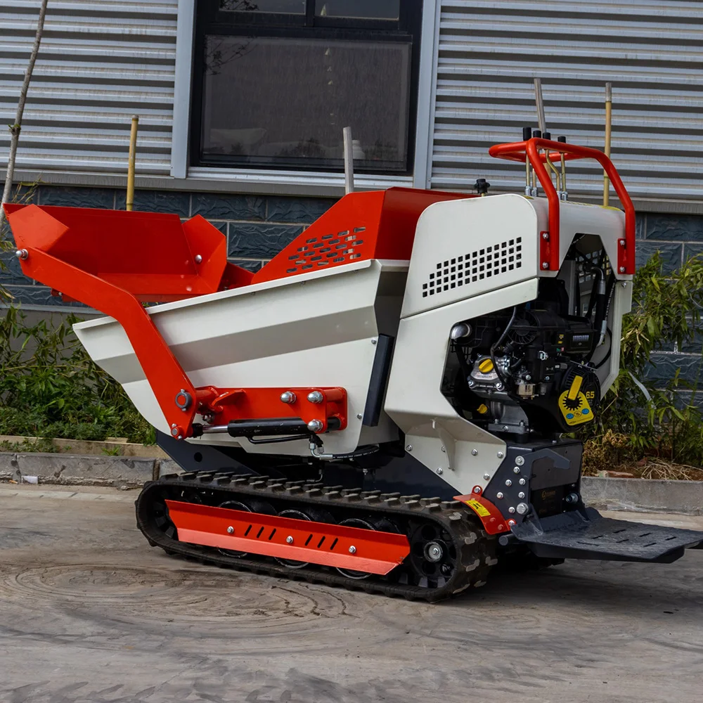 Hot selling new condition 0.8T dump truck diesel hydraulic mini crawler dumper truck