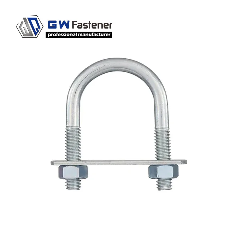 Steel U-Bolt with Nuts Bent U Bolt Zinc Round U Bolt