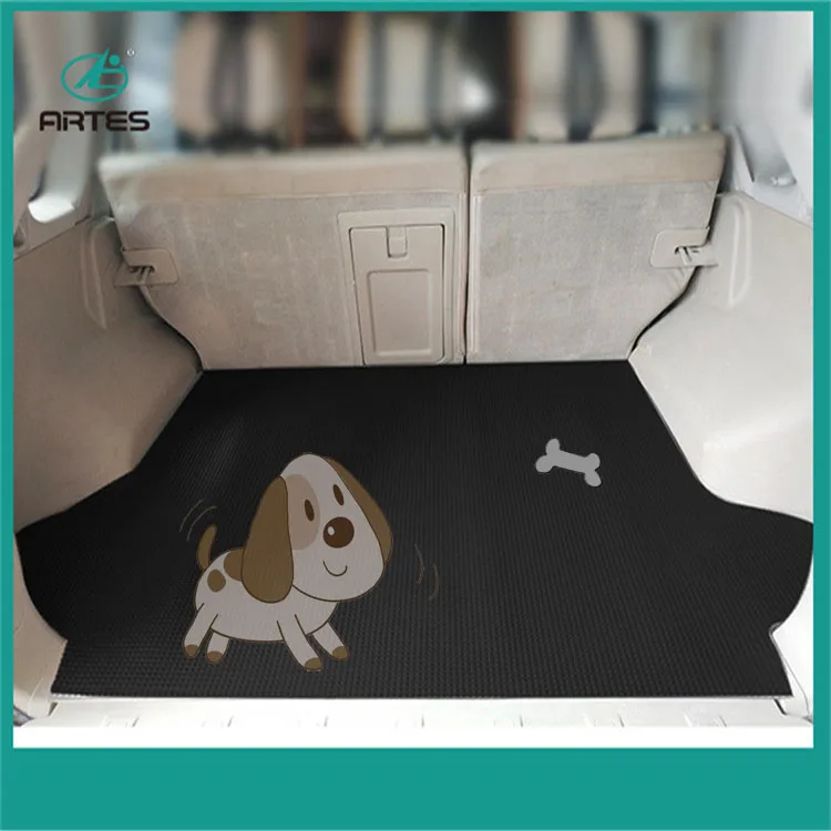 good High Quality customized anti-slip Original Size Non Skid pvc in roll Design Car Trunk Mat Cargo Mat coil For TOYOTA RAV4