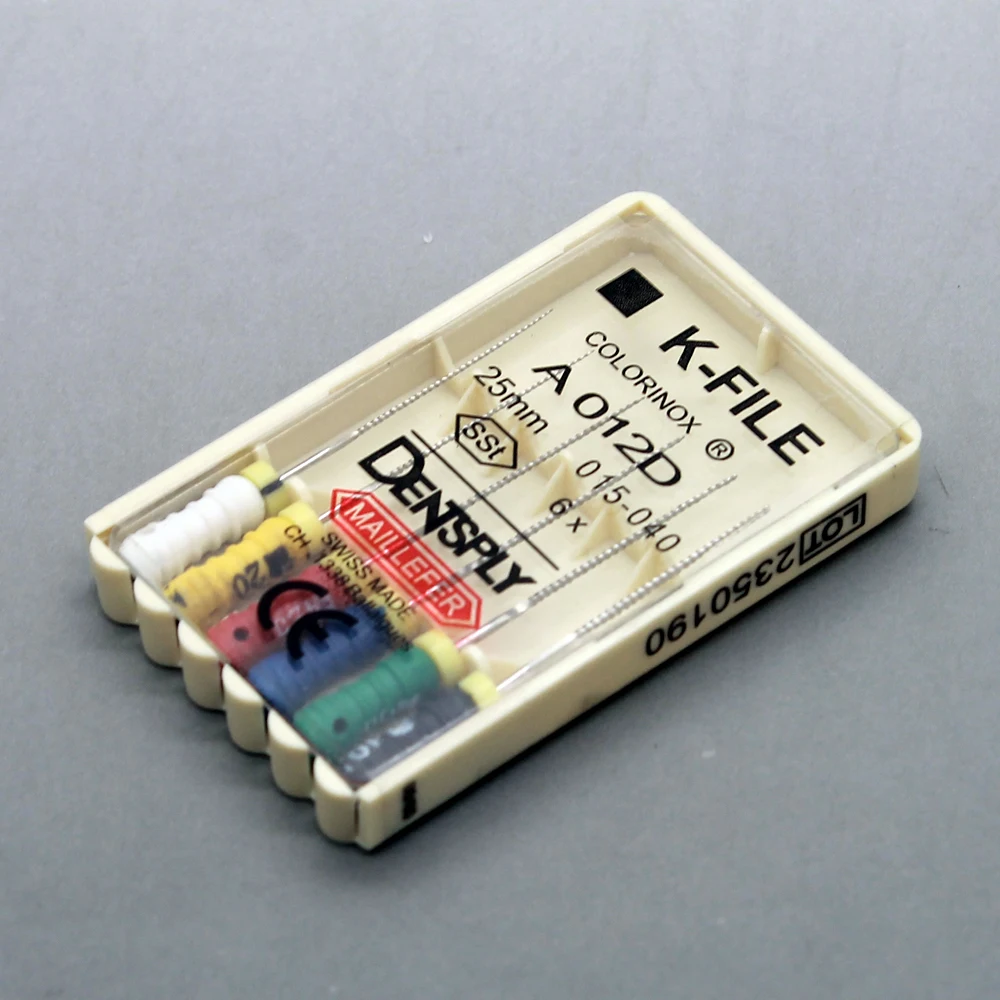 Стоматологические материалы, стоматологические k-файлы из нержавеющей стали, Готовые стальные стоматологические k-файлы