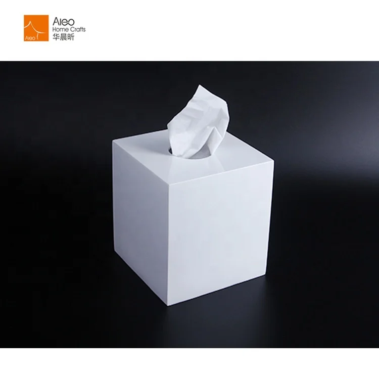 Chinese Manufacturers Wholesale Practical Waterproof Tissue Holder Box Bathroom Organizer Bathroom Tissue Box Customized Logo