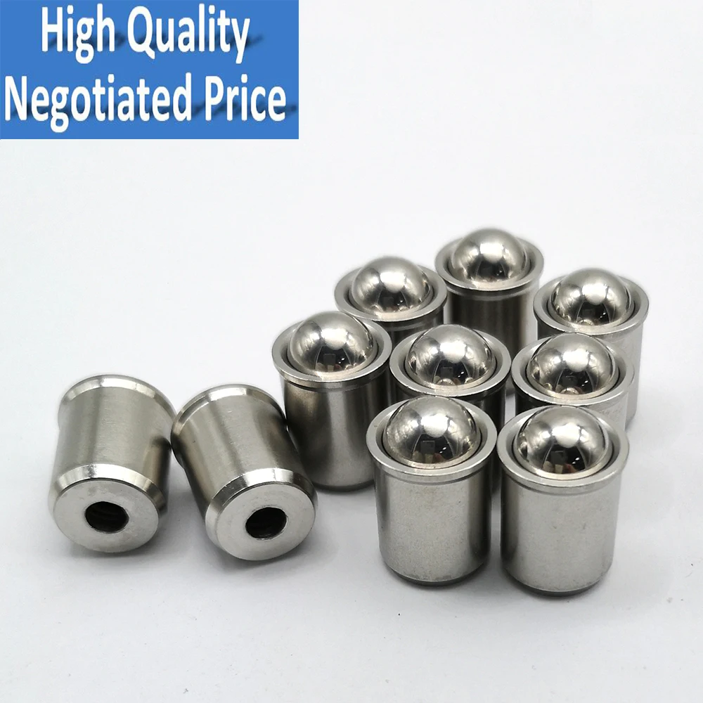 Stainless Steel Smooth Precision Positioning Bead Screw Ball Point Spring Plunger Spring Ball Plunger