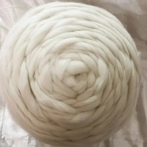 High quality 100% White Australia Merino Wool Top for Spinning Wool Yarns Carbonized Wool