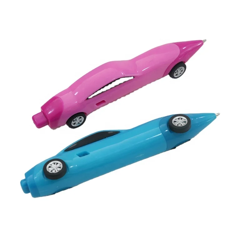 
new design top plastic pen promotiona New Product Plastic Custom Special Design Novelty Kids Fancy Toy Car Pens kids car 