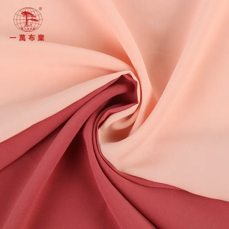 Hot sale 97%polyester spandex 100D  chiffon plain dyed fabric for woman
