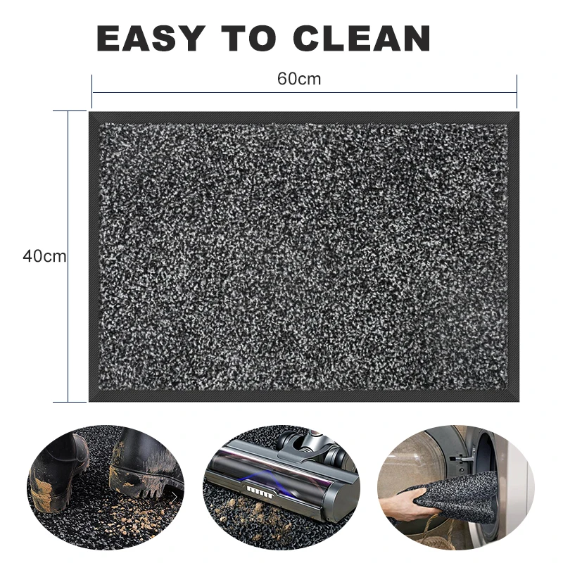 Machine Made Cut Pule Striped Used Home Door Mats and Carpets