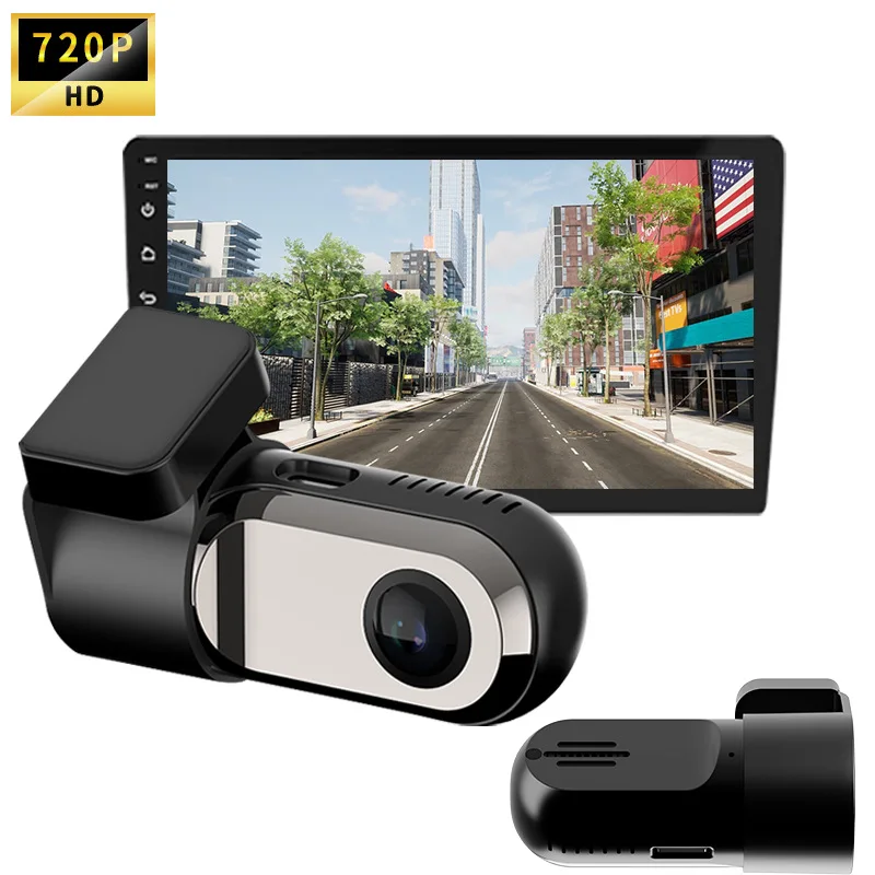 Android USB Mobile HD Car DVR 4K Video Recorder with Night Vision Bluetooth Waterproof Functions 64GB TF Card