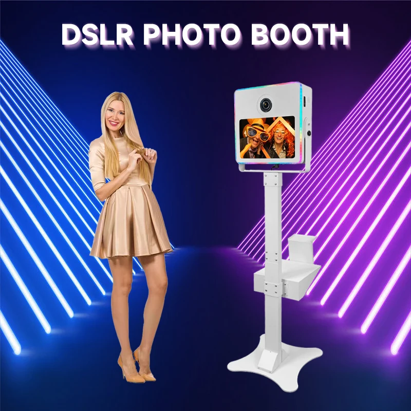 15,6 дюймов сенсорный экран dslr фотобудка зеркало фотобудка dslr корпус фотобудки