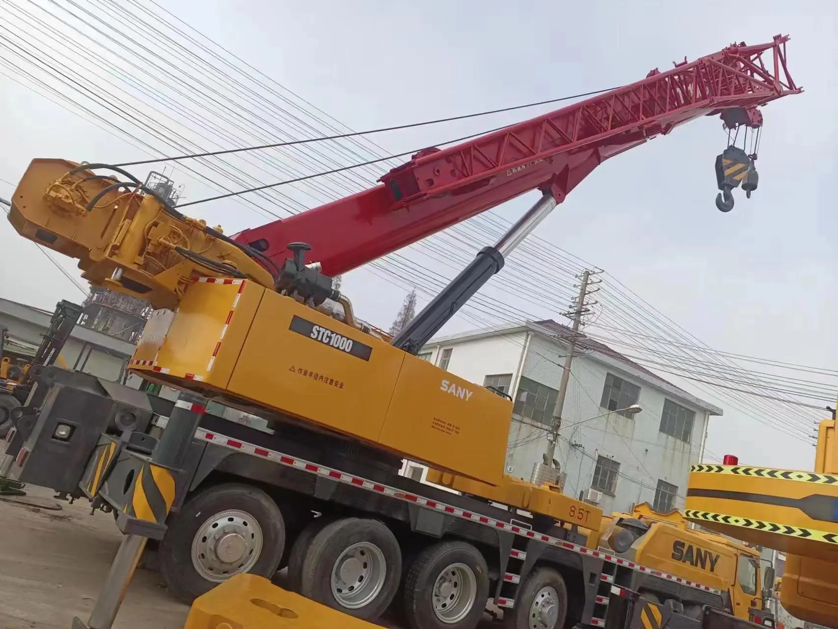 selling  good  100 ton used china top quality mobile crane for sale used 100t crane sany truck crane stc1000 price